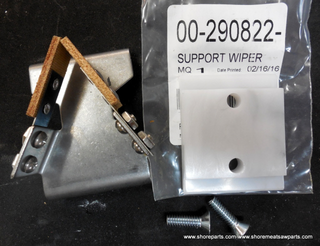 Hobart Saw Part 00-290822 Wiper Support & Blade Wiper Assembly 00-290798 for Models 5700-5701-5801-6614-6801 With Screws